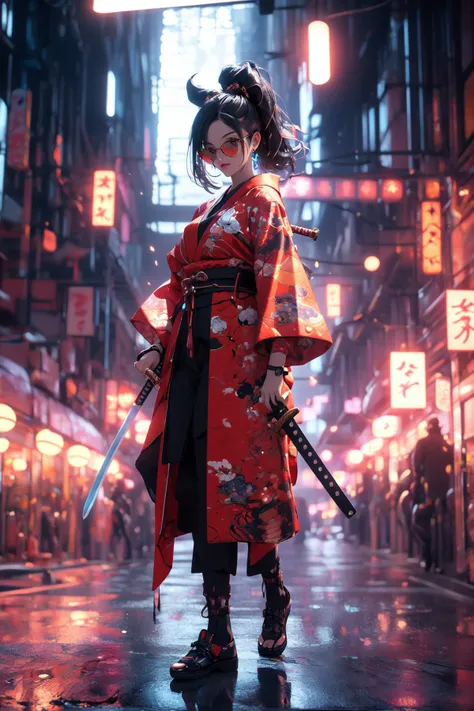 (masterpiece:1.2), best quality,cg,3d, Samurai girl,
glowing,glasses,
<lora:Samurai girl_20230919201612-000018:0.8> <lora:midjourney_20230624181825:0.5>