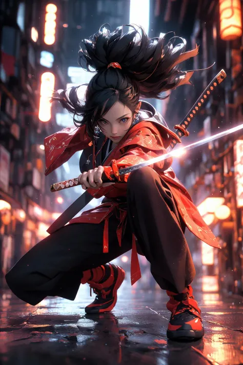 (masterpiece:1.2), best quality,cg,3d, Samurai girl,
glowing,
<lora:Samurai girl_20230919201612-000018:0.8> <lora:midjourney_20230624181825:0.5>