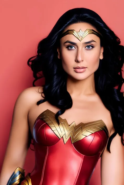 <lora:Kareena_Kapoor_V2:0.9> portrait of woman wearing wonder woman costume,