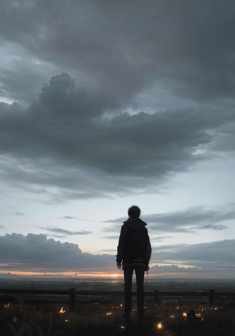 Gloomy sky,Repressed,depression,Pitch black,Dark cloud,atmospheric perspective