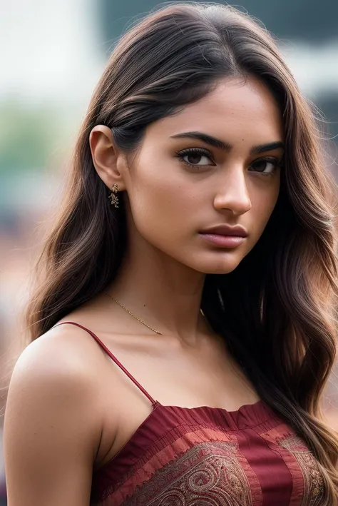 beautiful woman (EPT4v1G4ndh1:.99), perfect hair, jewellery, ((portrait)), (closeup:1.2), ((from the waist up)), ((( A vibrant food and music festival, celebrating the diverse culinary traditions and musical talents of the city :1.2 ))), natural skin texture, (( Culotte jumpsuit :1.2)), 24mm, 4k textures, soft cinematic light, adobe lightroom, photolab, hdr, intricate, elegant, highly detailed, sharp focus, ((((cinematic look)))), soothing tones, insane details, intricate details, hyperdetailed, low contrast, soft cinematic light, exposure blend, hdr, faded, now, ("I've got a bad feeling about this.":1.1)