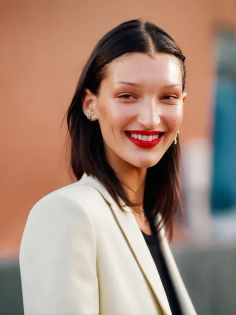 BellaHadidExl, smile