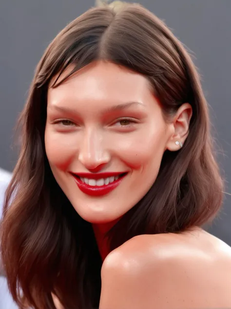 BellaHadidExl, smile