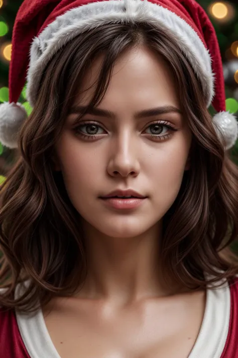 Christmas,
portrait, closeup face, detailed face, detailed eyes,
hat,
santa costume,
<lora:more_details:0.7>, shiny, shiny hair, shiny skin, shiny clothes, masterpiece, extreme details, detailed, focus, masterpiece, realistic, photorealistic, 4k, 8k, 16k, highres