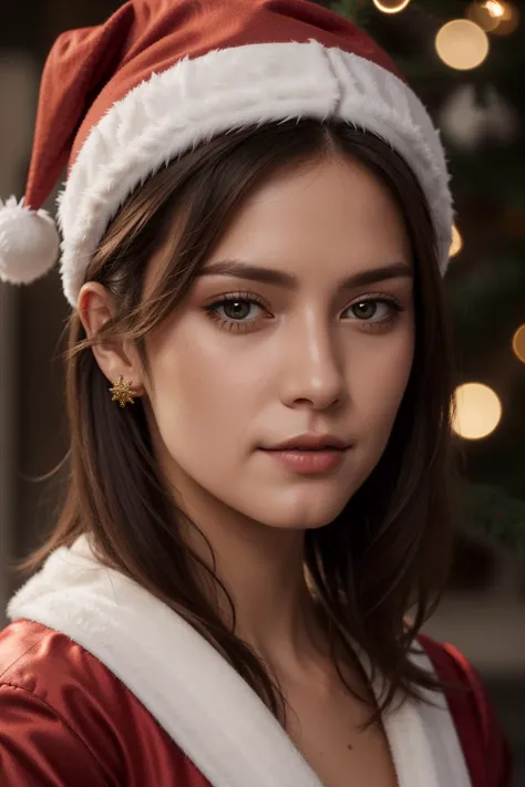 Christmas,
portrait, closeup face, detailed face, detailed eyes,
hat,
santa costume,, shiny, shiny hair, shiny skin, shiny clothes, masterpiece, extreme details, detailed, focus, masterpiece, realistic, photorealistic, 4k, 8k, 16k, highres