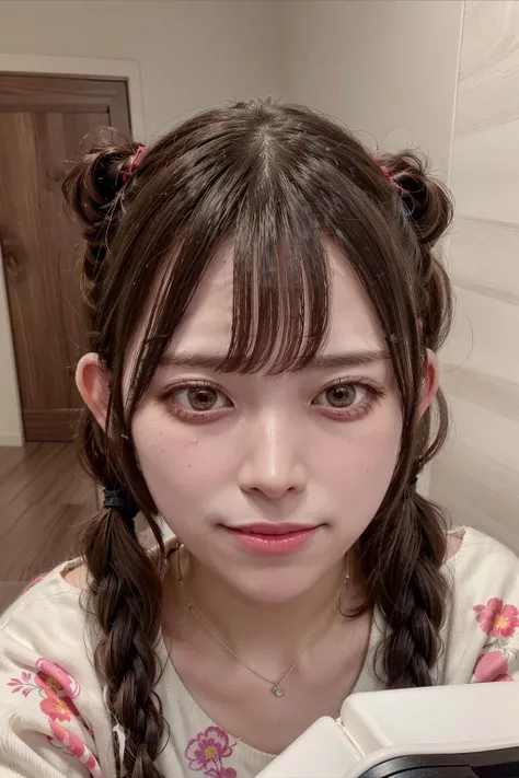 <lora:MomotaLocal_V1:1>
Momota, 1girl, solo, looking at viewer, black hair, brown eyes, lying, indoors, voice actor, asian, twin tails, slight smile,
<lora:more_details:0.55>, masterpiece, extreme details, detailed, focus, masterpiece, realistic, photorealistic, 4k, 8k, 16k, highres