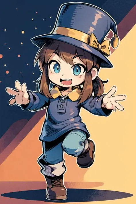 <lora:aHatInTimeHatKid_v10:0.6> hat ???, chibi, dance