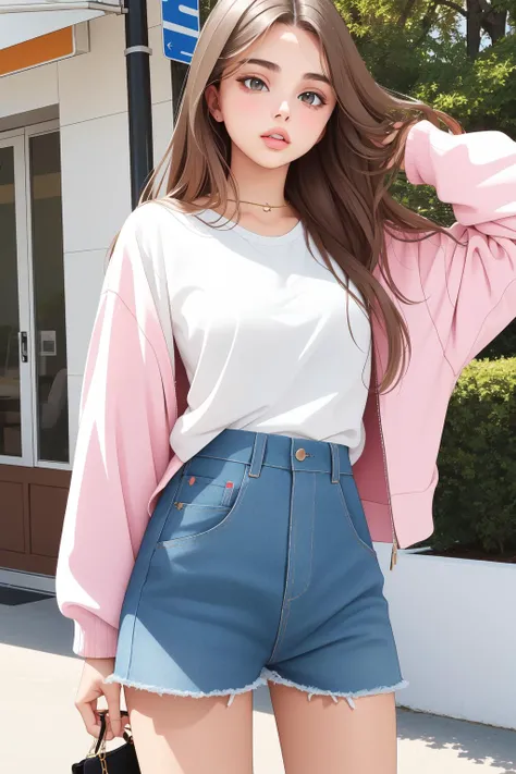 DV_Anastasia_Vicious, 1girl, dressed, upper body, <lora:flat2:0.3>