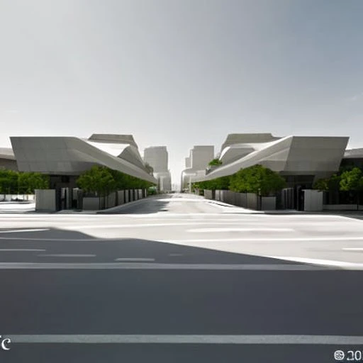 <lora:streetscene:0.9>,street view,high quality,8k,Ultra hd! editorial, rick owens model, white and chrome, iso 400, surrealistic, 8k, full frame, landscape, modern architecture Zaha style, beautiful, lively, wealthy