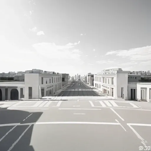 <lora:streetscene:0.8>,street view,high quality,8k,Ultra hd! editorial, rick owens model, white and chrome, iso 400, surrealistic, 8k, full frame, landscape, modern architecture, Anto style, beautiful, lively, wealthy