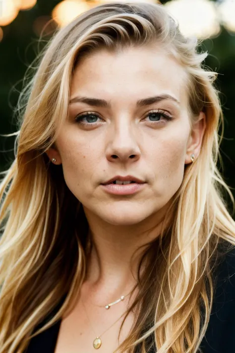 face shot of natalieD1, (serious look), (blonde medium length hair), (hand on chin), Photorealistic, Hyperrealistic, Hyperdetailed, analog style, hip cocked, demure, detailed skin, matte skin, soft lighting, subsurface scattering, realistic, heavy shadow, masterpiece, best quality, ultra realistic, 8k, golden ratio, Intricate, High Detail, film photography, soft focus, detailed skin texture, (blush:0.5), (goosebumps:0.5), subsurface scattering