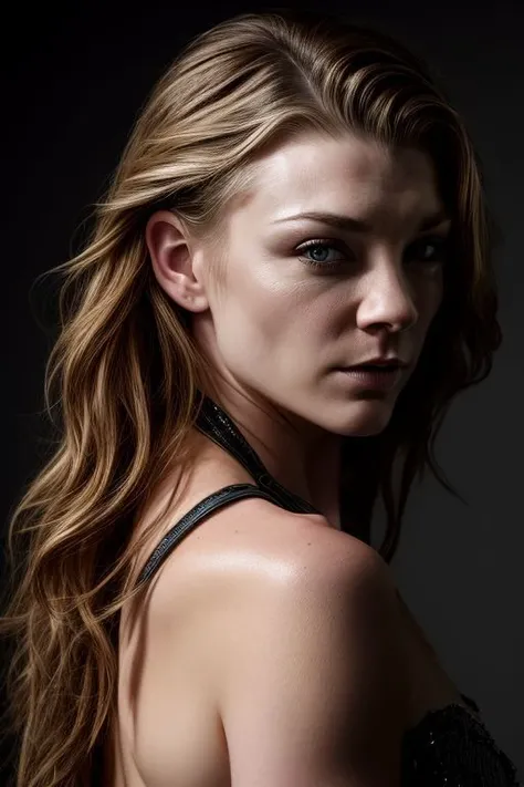 (CR-NatalieDormer-frankyfrank2k:0.9), full color portrait of woman, (oiled shiny skin:1.0), (slick undercut hair:1.0),
masterpiece, best quality, sharp focus, highres 8k uhd, ultra-detailed, rim light, grey background,