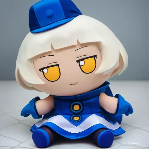 score_9, score_8_up, score_7_up, fumo \(doll\), chibi, solo, 1girl, p3elizabeth, smile, sitting, hat, blue dress, sleeveless dress, blue gloves, black pantyhose <lora:style_toyfumo_ponyXL-000006:1> <lora:persona3_elizabeth_ponyXL:1>