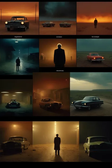 <lora:Roger Deakins Style:1>Roger Deakins Style - Create a visually captivating design inspired by the extraordinary talent and cinematic artistry of renowned cinematographer Roger Deakins. Pay homage to his iconic work and contributions to the world of filmmaking through a thought-provoking and visually stunning composition. Utilize a color palette that reflects the evocative lighting and atmospheric tones often seen in Deakins' cinematography. Incorporate shades of deep blues, warm oranges, and rich earthy tones to create a sense of mood and visual depth. Focus on the power of lighting and shadow, emphasizing the interplay between light and darkness to evoke emotion and create a captivating visual narrative. Experiment with the use of chiaroscuro, emphasizing contrast to create a dramatic and dynamic composition. Capture the essence of Deakins' signature camera angles and perspectives, exploring unique viewpoints that engage the viewer and invite them into the scene. Use perspective lines and framing techniques to create a sense of depth and draw attention to the focal point of the design. Include subtle visual elements that represent Deakins' most iconic films or motifs, paying homage to his diverse body of work. This could include silhouettes, objects, or symbolic references that fans of Deakins' cinematography will immediately recognize and appreciate. The resulting design will resonate with cinephiles, filmmakers, and admirers of Roger Deakins' exceptional artistry. It will serve as a visual tribute to his contributions to the world of cinema, capturing the essence of his unique style and creative vision.
