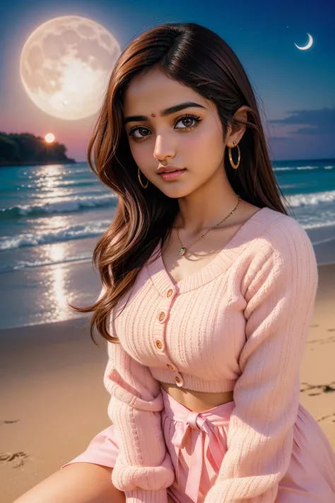 tv_Maria_Patel_MXAI, (landscape art stylized by Michael Craig-Martin:1.1) and (Didier Lourenço:0.9) and (Ed Binkley:1.1) , romanticism art, detailed Oil painting, Emergent space and beach, highly detailed, zoomed out of a DayGlo pink ([Beagle:Yew:3]:1.3) , the Beagle is very Smooth and [Touching|Geeky], detailed Fuchsia and DayGlo yellow background, Moon in the night, Wide view, Overdetailed art, Cosy, Bastardcore, Gel lighting, Fish-eye Lens, Muted Colors, halftone texture, vignette, trending on CGSociety, adobe lightroom, bold colors, idyllic