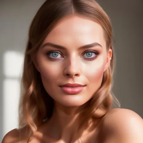 "((Photo mi-longueur d'une belle fille)), ((Nationalité italienne)), ((blonde aux reflets roses)), ((Cheveux attachés)), La fille a l'air timide, ((Visage détaillé)), ((peau détaillée)), silhouette attrayante, ((grands yeux bleus ronds)), eye-liner noir, ((Lèvres sensuelles)), pose suggestive, ((s'entraîne à la salle de sport)), ((vient de terminer une séance de sport du matin)), ((La photo doit être de la plus haute qualité)), ((très réaliste)), ((naturel)), ((clair)), Gros plan de la personne, environ 20 ans."en maillot de bain