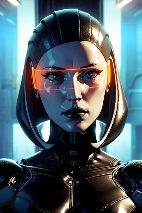 (best quality, masterpiece, perfect face) <lora:Edi-10:0.7> Edi, female, woman, holographic orange glasses, cyberpunk glass wall, cyborg shop, neon lights, <lyco:EnvyBeautyMix29:0.3> <lora:add_detail:0.7> (hyper realism, soft light, dramatic light, sharp, HDR)