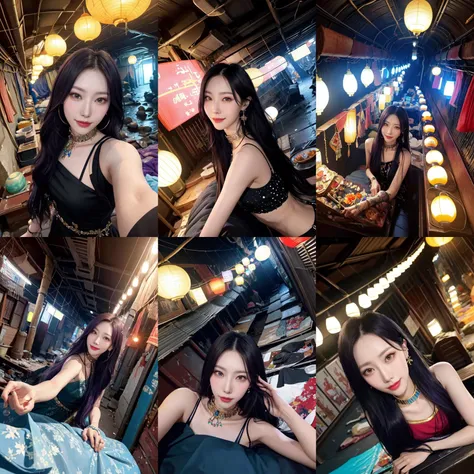 (otherworldly, otherworldly atmosphere, otherworldly appearance), highly insanely detailed, masterpiece, top quality, best quality, highres, 4k, 8k, RAW photo, Caribbean, egyptian,
depth of field, focused, foreshortening,
(dark tunnel, flower field, flower filed, china street),
(long_hair, long hair), collar, earrings, (Latina:0.5),
(random colors cloth, random colors hair), sparking lips,
mole under mouth, mole under eye,
(Adult, jav, half naked, nsfw:0.8),
Cinematic Photo of a beautiful Chinese fashion model bokeh train
<lora:Dreamcatcher_Handong_Lora:0.7>,
fisheye, from below,
(air bed, indian slums, egyptian slums:1.2), Air Mattress,
(smiling at viewer), (fantasy world)