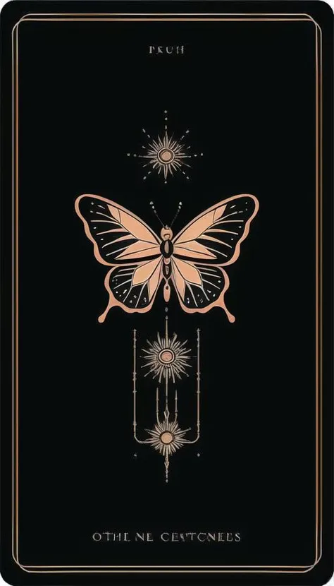 soul card, line, butterfly, <lora:soulcard-000002:1>