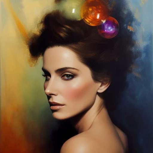 drunken beautiful sks woman as delirium from sandman, (hallucinating colorful soap bubbles), by jeremy mann, by sandra chevrier, by dave mckean and richard avedon and maciej kuciara, punk rock, tank girl, high detailed, 8k
