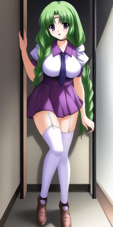 masterpiece, best_quality, highres, <lora:VfdCnl:0.65>, vfdcnl, large_breasts, VfdOft, solo