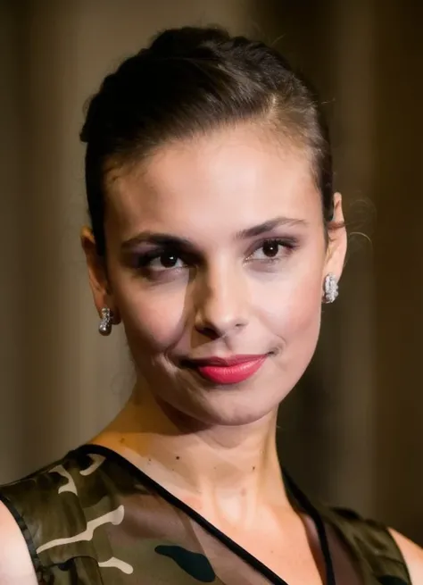 (realistic RAW portrait) of jasmine_trinca, cute gorgeous determined face, (high detailed skin:1.4),(updo) BREAK wearing military camouflage uniforms, BREAK (roaming through a cold misty haunting post-apocalyptic post-nuclear settlement:0.9), (notan lighting:1.6), (soft fill light:1.2) BREAK 8k uhd, dslr, high quality,Canon EOS 250D
(high detailed skin:1.2),(updo) (notan lighting:1.2), (soft fill light:1.1) BREAK 8k uhd, dslr, high quality,Canon EOS 250D
<lora:more_details:0.8>
<lora:jasmine_trinca-65:0.8>,