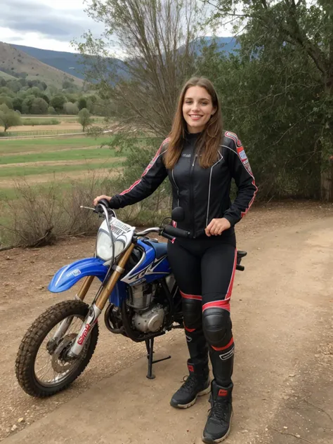 Photo, tv_Blonde_Mix
BREAK
, wearing a full body biker suit, standing next to a dirtbike, happy expression,
BREAK, 8k uhd, dslr, soft lighting, high quality, film grain, Fujifilm XT3, (((Ultra-HD-details, Ultra-HD-detailed, Ultra-HD-realistic, Ultra-HD-photo-same-realistic-quality-details)))