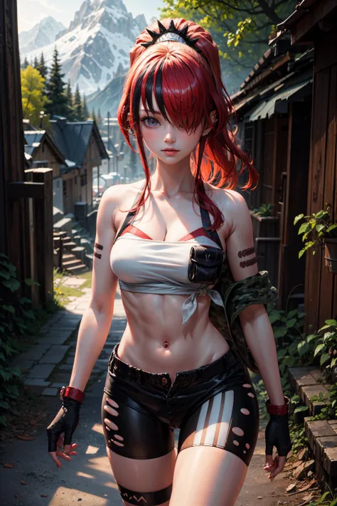 anime girl in a red and white outfit in a field, in the cyberpunk countryside, cyberpunk 2 0 y. o model girl, cgsociety inspired, cgsociety masterpiece, [ trending on cgsociety ]!!, in cyberpunk style, hyper-realistic cyberpunk style, high definition cgsociety, cgsociety 8k, cgsociety 8k, cgsociety 8 k, dreamy cyberpunk girl