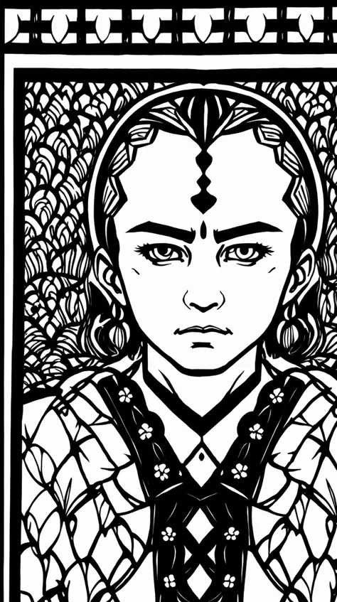 square shape, portrait, solo, upper body, looking at viewer, detailed background, detailed face, (<lyco:SteamPunkBundle2v:0.4>, cogpunkai, cogpunk theme:1.1) middle-eastern desert warrior, Copper mongolian clothes, intricate clothes, intricate patterns, stoic expression, turkic culture, mosque in background, wind blowing, arid climate, fantasy atmosphere,, monochrome, papercutting, <lora:papercutting:1>