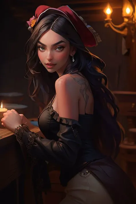 DEN_walerya_SG,
(salty sea wench:1.2), (pirate:1.1) on a (dilapidated pirate ship:1.2), (buccaneer:1.2), pirate, (pirate ship:1.1), atmospheric, (rigging:1.2), (mast:1.1), ship,
bokeh, f1.4, 40mm, photorealistic, raw, 8k, textured skin, skin pores, intricate details  <lora:epi_noiseoffset2:1>, epiCRealism, <lora:ClothingAdjuster3:-1.0>