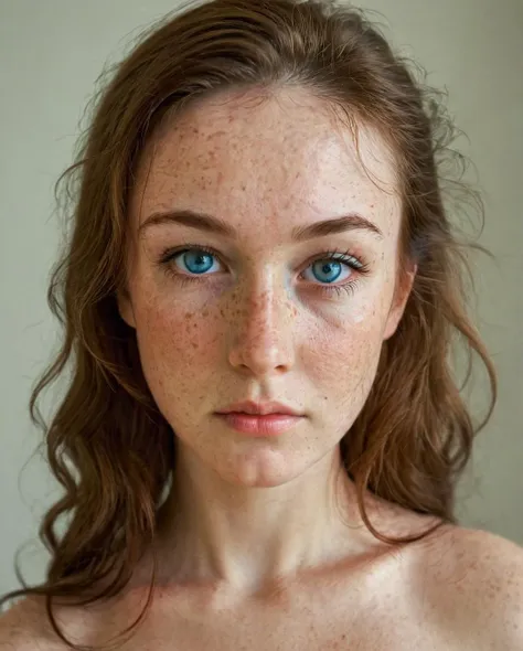 brunette, blue eyes, medium,natural breasts,highly detailed pale natural skin with freckles
 <lora:add-detail-xl:1> <lora:Cosine_freck:.5> <lora:EleonoraV2:.5>