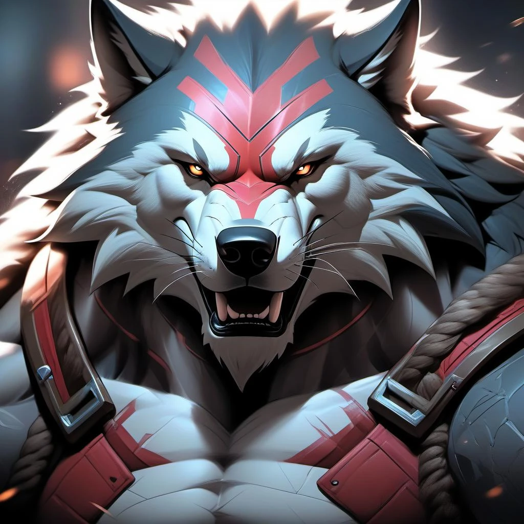 1boy,furry male,short hair,upper chest close-up,bulky muscles,bulky,upper body face close-up,gray fur,bulky muscular,bulky muscular male,wolf,middle aged wolf male,short hair,
intricate,highly detailed, digital painting, art station, concept art, sharp focus, cinematic lighting, illustration, art by artgerm and greg rutkowski, alphonse moka, cgsociety, olivia