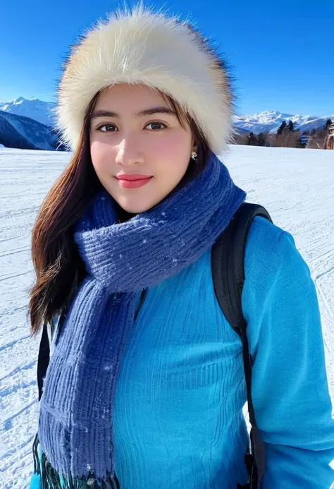 head shot, <lora:rosetitaXL:0.9>, realistic photo of rosetita, a woman, 1girl, standing in the snow, wearing a heavy fur coat, wearing a scarf, wearing a beenie, wearing a vest, wearing a sweater, wearing gloves, wearing ski boots, outdoors, within Civitai TOS rules, within Civitai TOS guidelines, content that will not be deleted for breaking Civitai TOS, nothing sus, super G rated