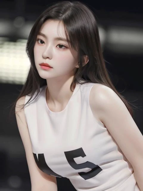 (ultra realistic) , (illustration), (increase resolution), (8K), (extremely detailed), (best illustration), (beautiful detailed eyes), (best quality), (ultra-detailed), (masterpiece), (wallpaper),(full body), realistic, focus on face, solo,1 girl, (looking at viewers), black hair, blush, bright eyes, light on face, cinematic lighting, delicate details, sexy figure, perfect body proportion, pureerosfaceace_v1,stand,
<lora:volleyballUniform_v20Lora:0.8>,volleyball uniform, <lora:irene_V70:0.8>,irene1, <lora:Lora_v20:0.2>