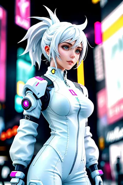 l1z0l,white bodysuit, cyberpunk, futuristic, depth of field <lora:l1z0l:1>