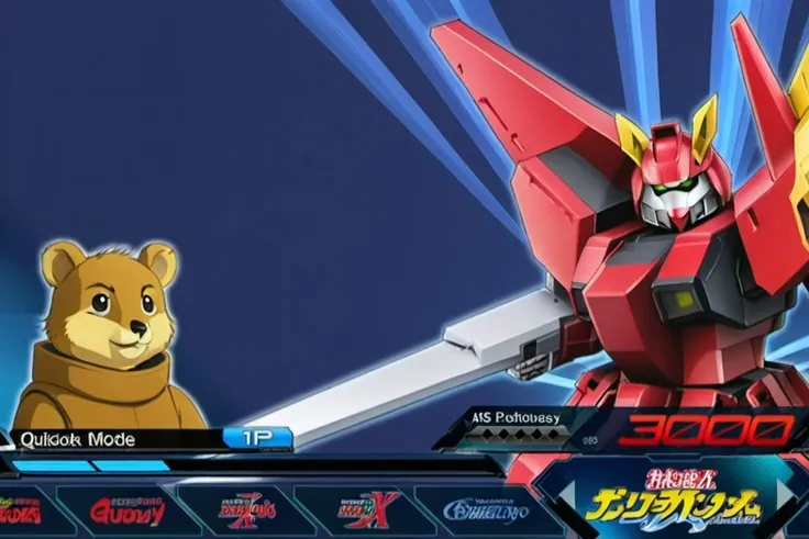 Select mode, quokka, mecha <lora:exvs2:0.7>