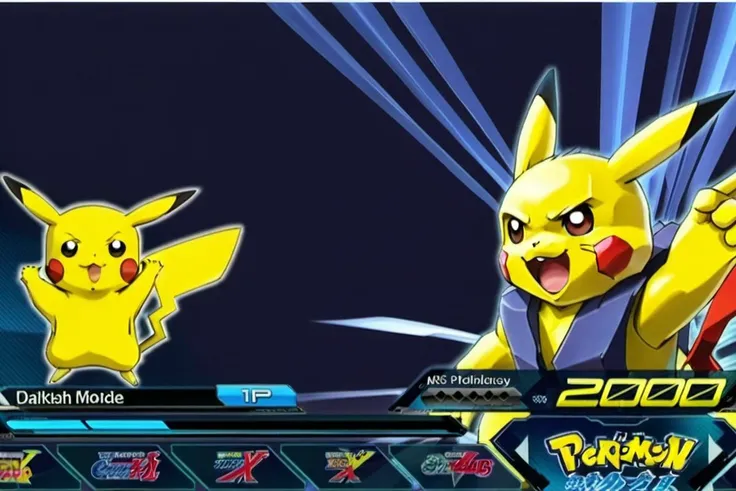 Select mode, pikachu, <lora:exvs2:0.7>
