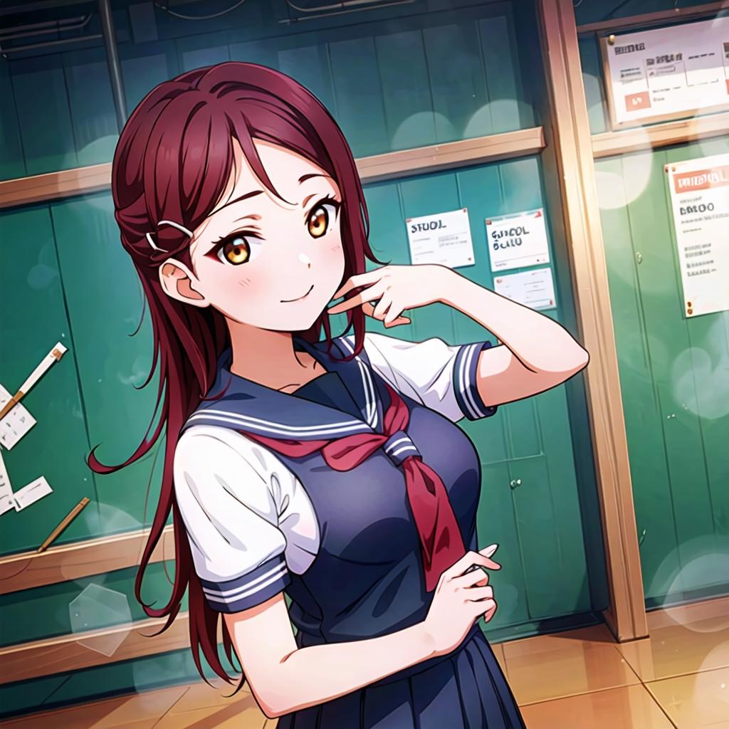 【Lovelive!】Sakurauchi Riko Charecter LoRA（櫻内·梨子人物模組） v1.0