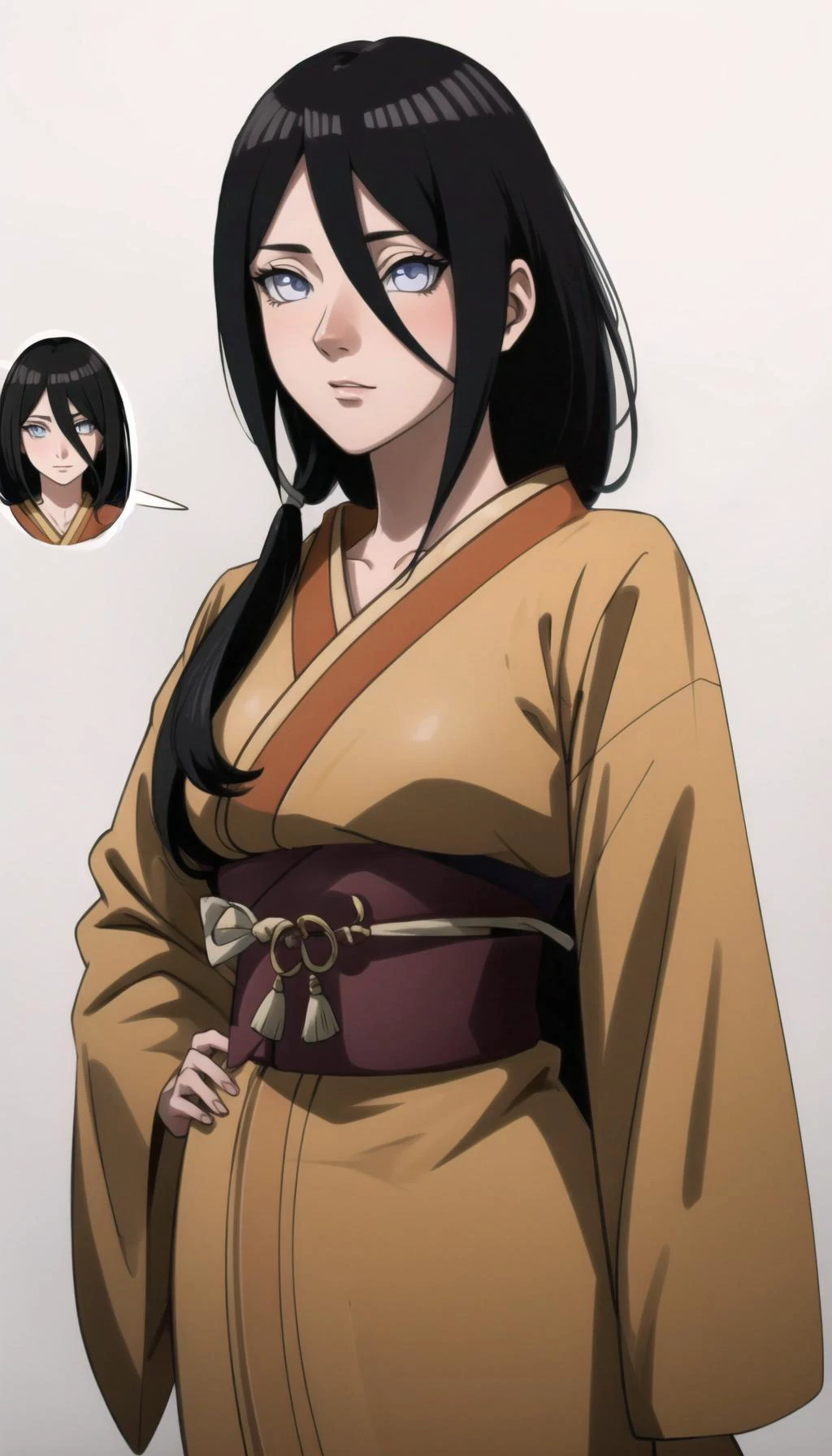 (cowboy shot), sfw, (masterpiece), (best quality:1.0), (ultra highres:1.0), detailed eyes,
BREAK
<lora:Hanabi hyuuga, orange kimono, hakama skirt:0.7> Hanabi hyuuga
<lora:GenshinStickerRedraw:0.6> (GenshinStickerRedraw:1.5)
<lora:more_details:0.5>
BREAK
simple background