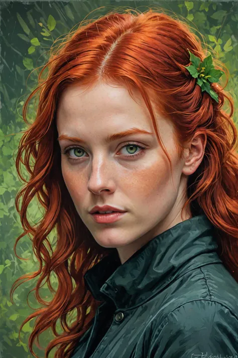 by Kurzgesagt and Bastien Deharme , Welsh character, redhead
, digital oil pastel on canvas<lora:oil_pastel:1.00> <lora:more_art:0.40> <lora:faetastic:0.15> <lora:midjourney:0.10> <lora:dpo:0.25>