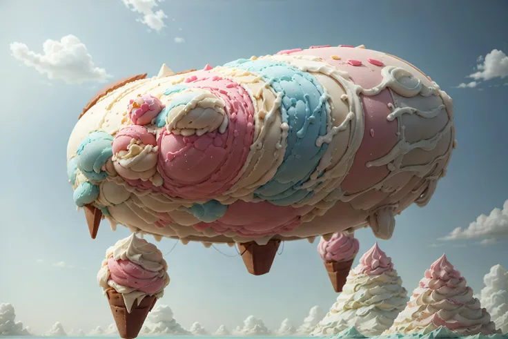 <lora:GelatoStyle:1>GelatoStyle dirigible blimp