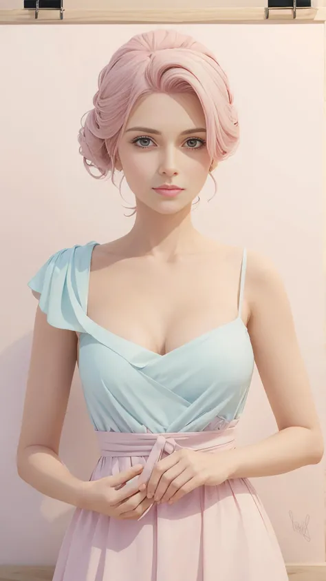 <lora:GelatoStyle v1:1> GelatoStyle Woman soft pastel