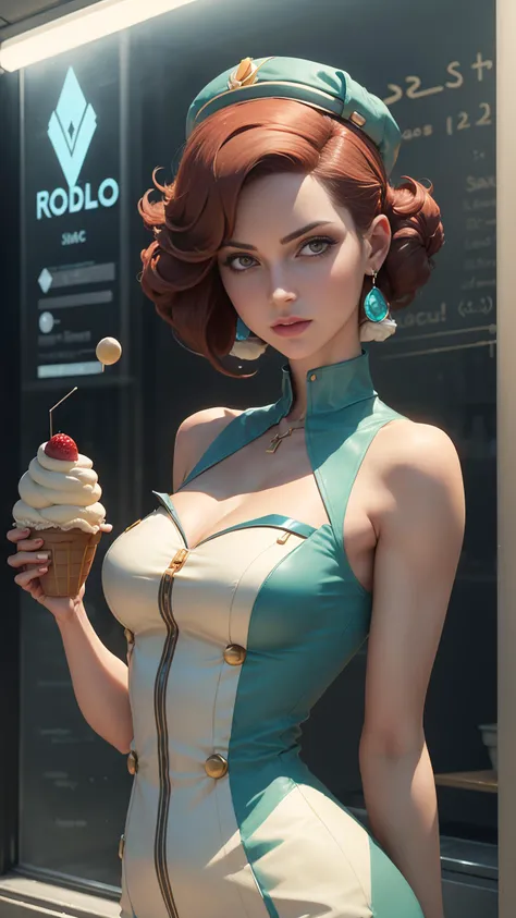 <lora:GelatoStyle v1:1:2> GelatoStyle:1.2 Woman (in A transistor style):0.8 with GelatoStyle:1.2 ice cream gelato
(Medium shot showing body, perfect photogarphy masterpiece):0.5, GelatoStyle:1.2