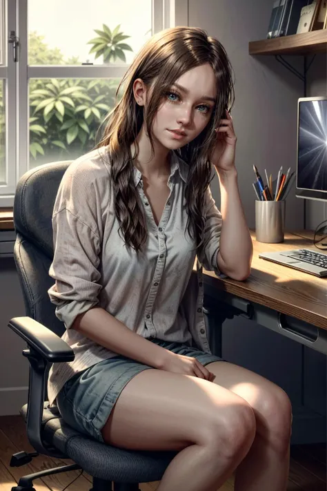 (masterpiece, best quality) <lora:epi_noiseoffset2:1> <lora:add_detail:0.7> <lora:MiaRE7:0.7>
MiaRE7, 1girl, solo, long hair, inside, sitting at desk, gaming pc, rgb leds, WLOP, concept art