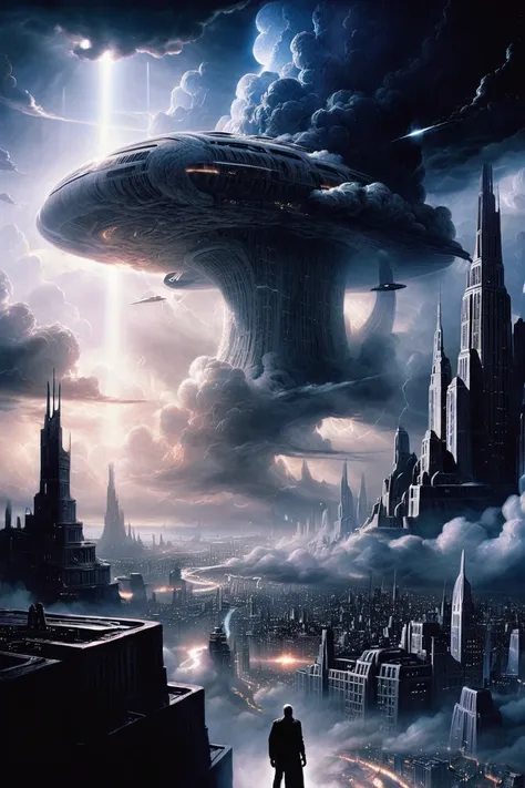 photograph, cinematic, scifi, scifi, great,solemn scifi cloud city at the end of reality<lora:EnvyBetterHiresFixXL01:0:hr=1><lora:EnvyEndOfTimeXL01:1>