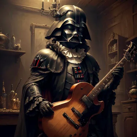 darth vader, baroqueai, <lora:baroqueai_v10:0.35>
