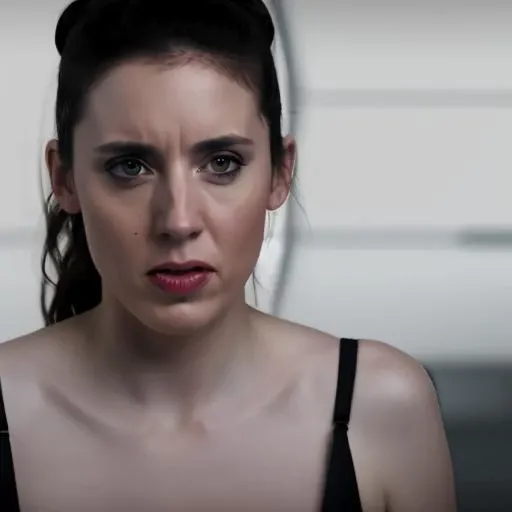 irmntro person, portrait of irmntro person, in a star wars movie as jedi, purple lightsaber, big boobs, perfect tits