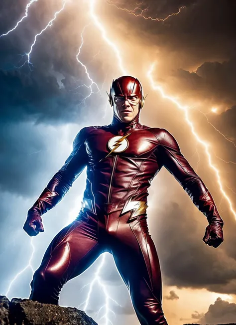 photo of the flash superhero with lightning thunders, ((lightning coming out of body)), ((covered in electricity)), unleashing a powerful lightning attack, lightning bolts surging throughout <lora:locon_conceptlightning_v1_from_v1_64_32:1> lghtnngprsn, natural lighting, by Henri Cartier-Bresson
<lora:add_detail:0.7>
cinematic, intricate details, 32K, UHD, HDR, ultra-realism, action background (heavy damage and debris), ultra-detailed, 32k, intricate, cinematic composition, IMAX, stunning image, trending, amazing art, cinematic color grade, dramatic lighting
(lightning), electrical surges through the body, covered in electricity