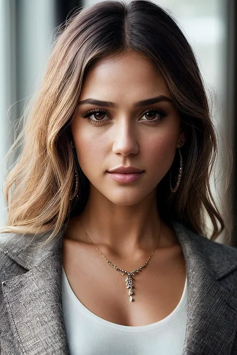 beautiful woman (EPJessica_Alba:.99), perfect hair, gem jewellery, ((portrait)), (closeup:1.2), ((from the waist up)), ((( An interactive augmented reality language learning app, allowing users to learn and practice languages through virtual conversations :1.2 ))), natural skin texture, (( Twill pants and knotted tee :1.2)), 24mm, 4k textures, soft cinematic light, adobe lightroom, photolab, hdr, intricate, elegant, highly detailed, sharp focus, ((((cinematic look)))), soothing tones, insane details, intricate details, hyperdetailed, low contrast, soft cinematic light, exposure blend, hdr, faded, now, ("I've got a bad feeling about this.":1.1)
