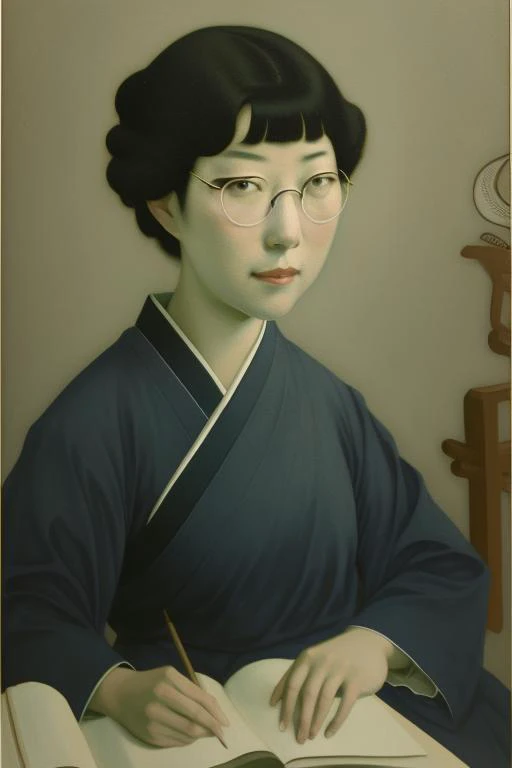 <lora:envybetterhandsLocon_alpha3:1> <lora:JeffreyChongWang:1>, wang, a japanese woman with glasses, teacher